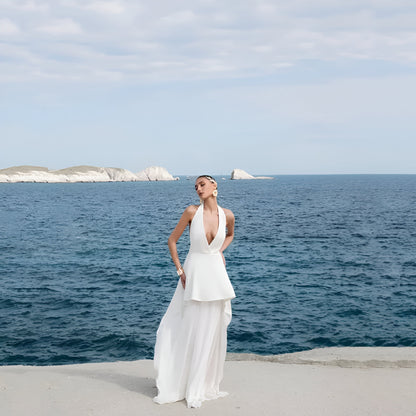 Alba White Dress